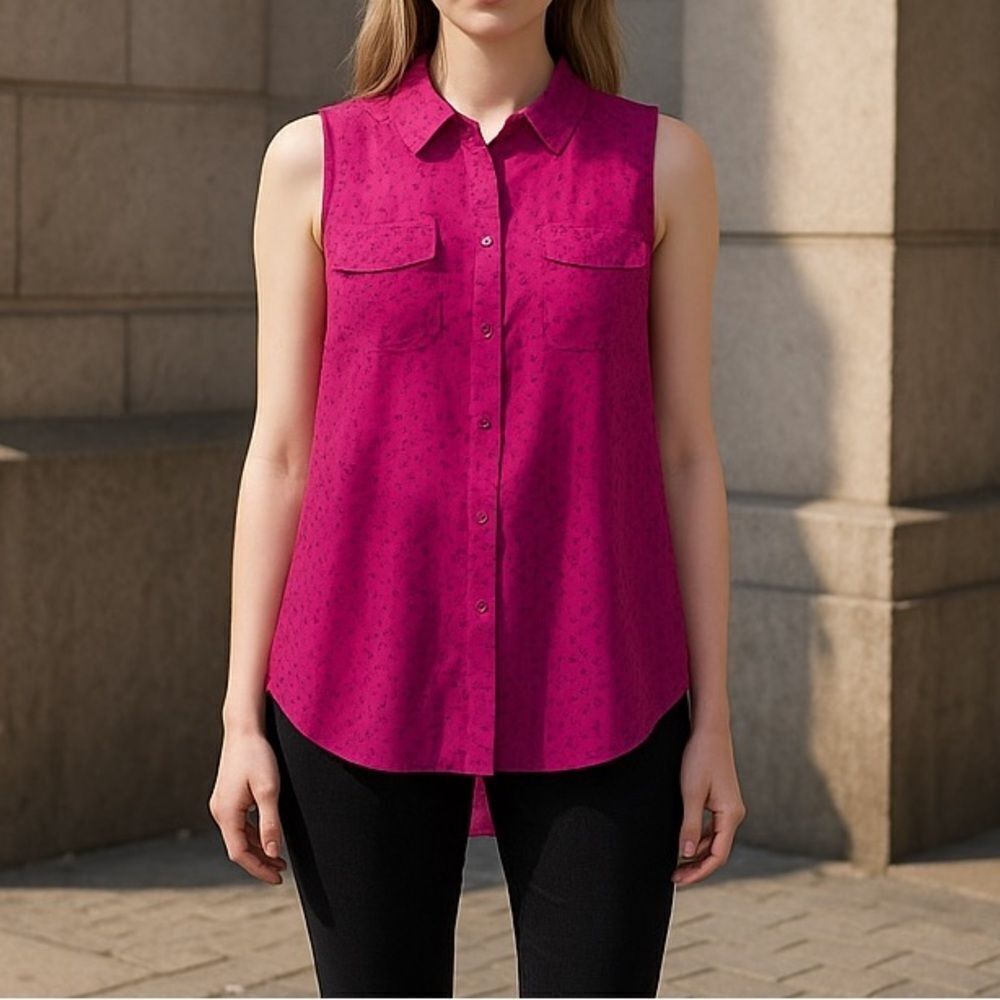 Eyeshadow | shear sleeveless top Size Small